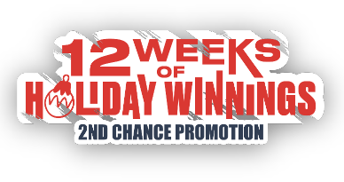 Twelve Weeks of Holiday Winnings 2nd Chance Promotion from the Illinois Lottery