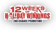 Twelve Weeks of Holiday Winnings 2nd Chance Promotion from the Illinois Lottery